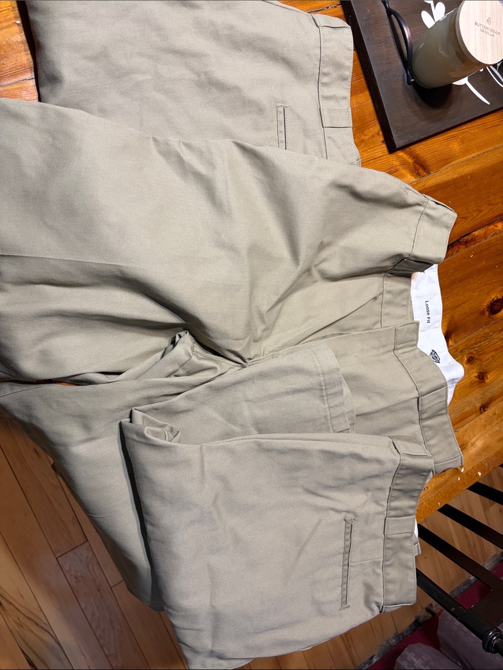 Dickies Men's Straight Khaki Chino Pants - Light Khaki